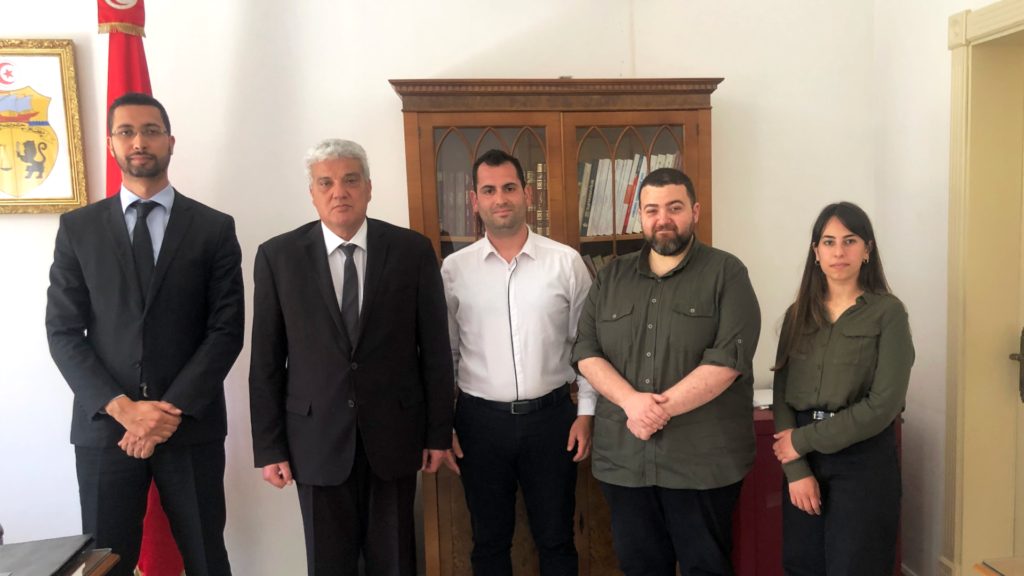 The Golden Glitch meets the Tunisian Ambassador for Malta