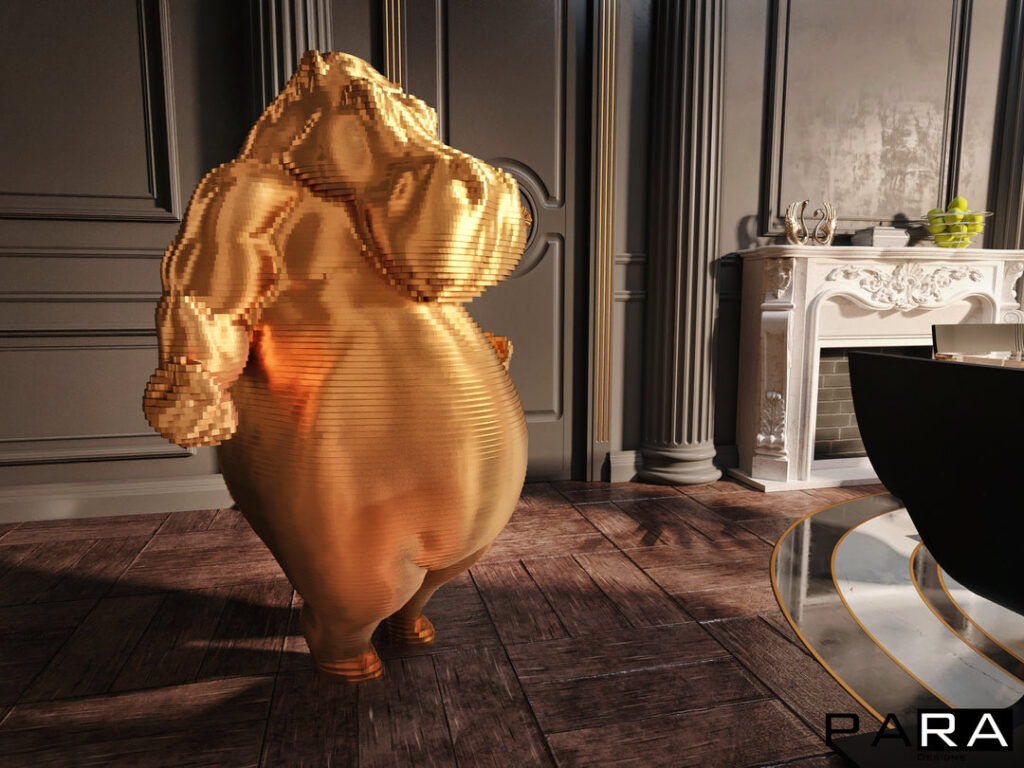 Hippo Sculpture by PARA Designs