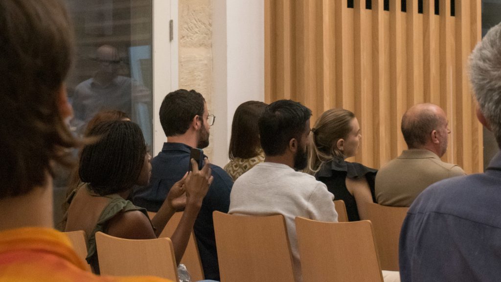 Attendees following the first FiftySix Design Talk - 📷 NoceMuskata
